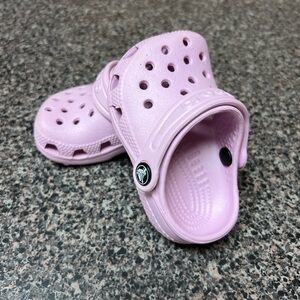 Baby Pink Crocs, never worn